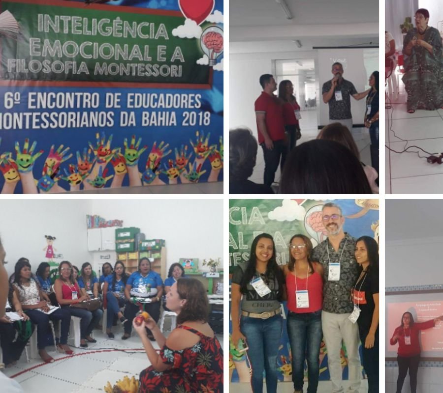 Imagem de um mosaico do encontro.