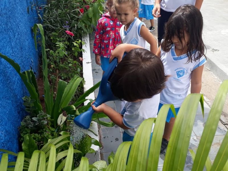 Alunos da Educação Infantil